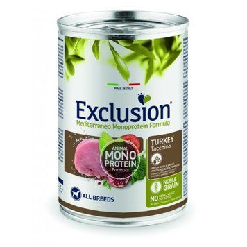 Консерва Exclusion Adult Turkey для дорослих собак всіх порід з індичкою 400 г Ex-05190 фото