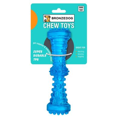 Іграшка для собак BronzeDog CHEW Звукова гантеля 18 х 5 см YT86077-A фото