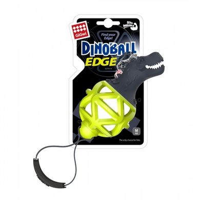 Іграшка для Собак Dinoball Edge з ремінцем для перетягування 8 см Gigwi6731 фото