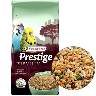 Полнорационный корм для волнистых попугаев Versele-Laga Prestige Premium Вudgies 216996 фото