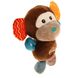 Іграшка для Собак Gigwi Plush Friendz Мавпочка з пищалкою 16х8х8 см Gigwi6286 фото 2