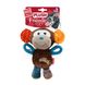 Іграшка для Собак Gigwi Plush Friendz Мавпочка з пищалкою 16х8х8 см Gigwi6286 фото 5