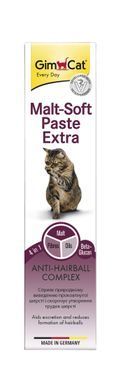 Паста GimCat Every Day Malt-Soft Paste Extra для кошек, выведение шерсти из желудка, 20 г G-407081/417912 фото