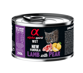 Консерва для котів ALPHA SPIRIT Lamb with pear з ягнятиною та грушами as969015 фото