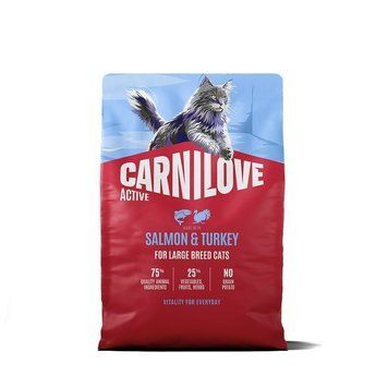 Сухий корм для котів великих порід Carnilove Active Salmon & Turkey Large Breed лосось та індичка CL_173716 фото