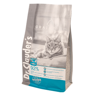 Сухой корм Dr.Clauder's High Premium Grainfree для взрослых котов с чувствительным пищеварением, цена | Фото