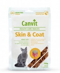 Лакомство для котов Canvit Skin&Coat для здоровой кожи и шерсти, цена | Фото