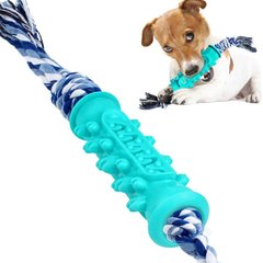 Іграшка для собак Bronzedog PetFun Dental Кость з канатом 0107/Т фото