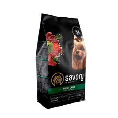 Сухий корм для собак малих порід Savory Small Breeds Fresh 1 кг (ягня) Savory-30310 фото