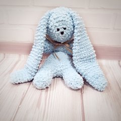 Іграшка м'яка Bunny blue hand-made 109221524 фото