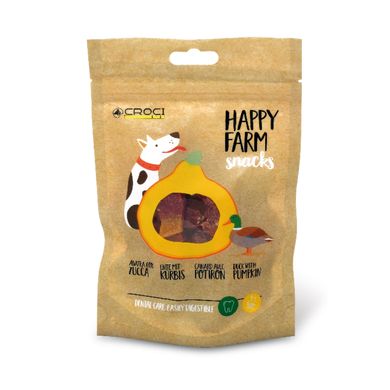 Рулетики Croci Happy Farm з качкою і гарбузом для собак C1130027 фото