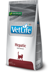 Сухий лікувальний корм для кішок Farmina Vet Life Hepatic дієт. харчування, при хронічній печінковій недостатності, 2 кг PVT004173S фото