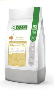 Сухий корм для стерилізованих котів Nature`s Protection Sterilised з птицею і лососем NPS47739 фото