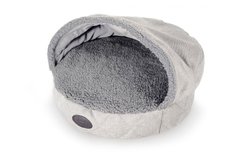 Лежак-норка Harley&Cho Cover для собак и кошек с капюшоном, цена | Фото