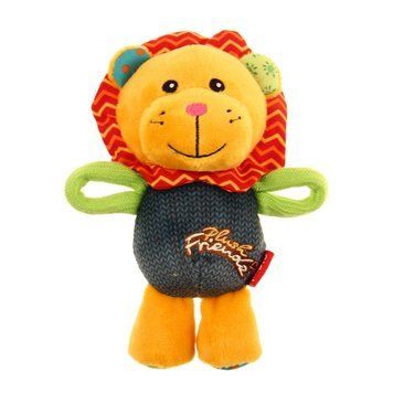 Игрушка для Собак Gigwi Plush Friendz Львенок с Пищалкой 16х8х8 см Gigwi6147 фото