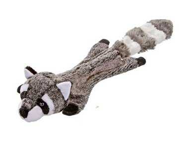 Игрушка для собак CHOMPER FurRealz Белка плоская с шуршащим хвостом и пищалкой плюш 49см
