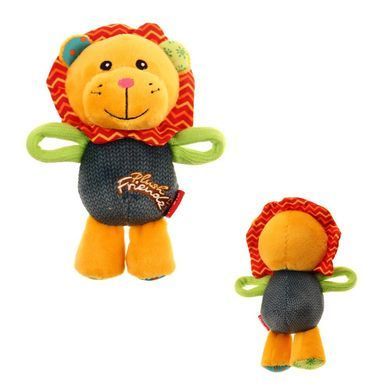 Игрушка для Собак Gigwi Plush Friendz Львенок с Пищалкой 16х8х8 см Gigwi6147 фото