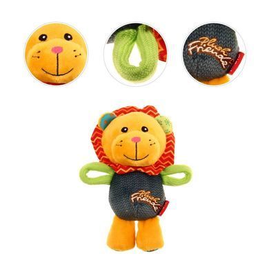 Игрушка для Собак Gigwi Plush Friendz Львенок с Пищалкой 16х8х8 см Gigwi6147 фото