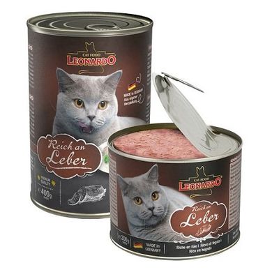 Консервы для кошек Leonardo Reich an Leber (мясо с печенью) 75613602 фото