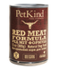Консерва для собак PETKIND RED MEAT FORMULA з яловичиною, рубцем і ягням, 369 г 85638 фото 1