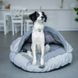 Лежак-норка Harley&Cho Cover для собак і кішок з капюшоном HC-2412017 фото 11