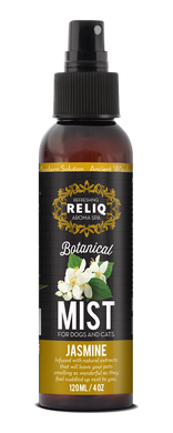 Спрей-одеколон RELIQ Botanical Mist-Jasmine с ароматом жасмина для ухода и увлажнения шерсти собак M120--JAS фото