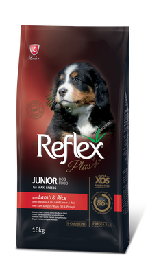 Сухий корм для цуценят великих порід Reflex Puppy Dog Food for Large Breeds з ягням RFX-210 фото
