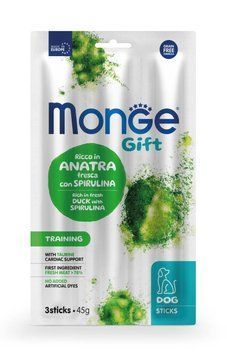 Лакомство для собак Monge Gift Dog Training утка со спирулиной Monge_70085441 фото