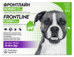 Капли Frontline Комбо для собак весом от 20 до 40 кг 159919 фото