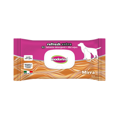 Влажные салфетки Inodorina Salv Extra Mirra с экстрактом мирры для кошек, собак и щенков 40 шт 230.0080.004 фото