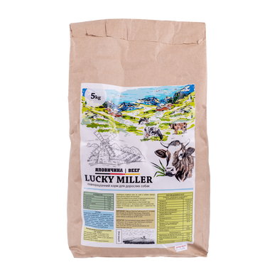 Полноценный сухой корм для взрослых собак Markus-Muhle LUCKY MILLER Beef с говядиной PL2595903 фото