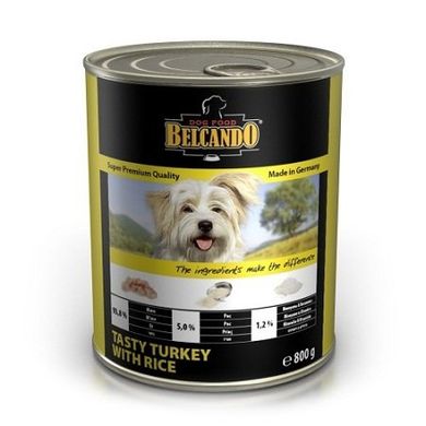 Консервы для собак BELCANDO Индейка с рисом 51253530 фото