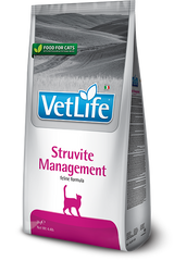 Сухий лікувальний корм для кішок Farmina Vet Life Management Struvite дієт. харчування, для лікування та профілактики рецидивів струвітних уролітів, 400 г PVT004048S фото