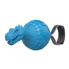 Игрушка для Собак Gigwi Dinoball Динозавр Голубой с Отключающимся Звуком 14 см Gigwi6475 фото