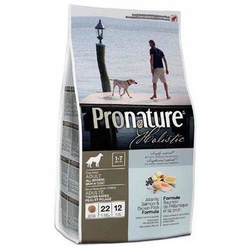 Сухой холистик корм для собак всех пород (лосось, рис) Pronature Holistic Adult Atlantic Salmon&Brown Rice ПРХСВАЛКР13_6 фото