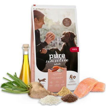 Сухий беззерновий корм для дорослих собак MERA ps Lachs&Reis з лососем та рисом 4025877568343 фото