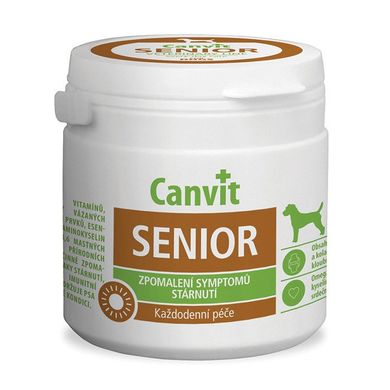 Пищевая добавка для пожилых собак Canvit SENIOR, 100 г, 100 шт. 80329 фото