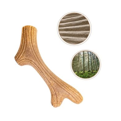 Жевательная Игрушка для Собак Gigwi Wooden Antler из Натурального Древесного Волокна S 14 см Gigwi8456 фото