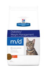 Сухой лечебный корм для котов Hill's Prescription diet m/d Diabetes/Weight Management с курицей, цена | Фото