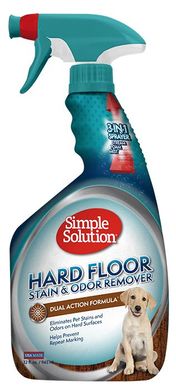 Засіб для нейтралізації запахів і видалення стійких плям Simple Solution Hardfloors stain and odor remover 77571 фото