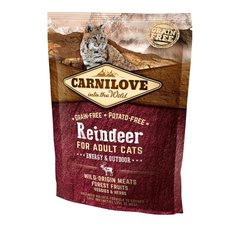 Сухой корм для активных кошек Carnilove Cat Raindeer - Energy & Outdoor (оленина и кабан), цена | Фото
