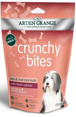 Хрусткі ласощі AG Crunchy bites для собак (лосось), 225 г AG505482 фото