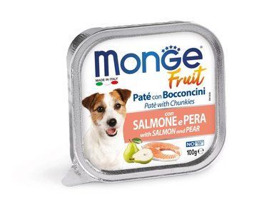 Влажный корм для собак Monge Dog FRUIT с лососем и грушей Monge_70013246 фото