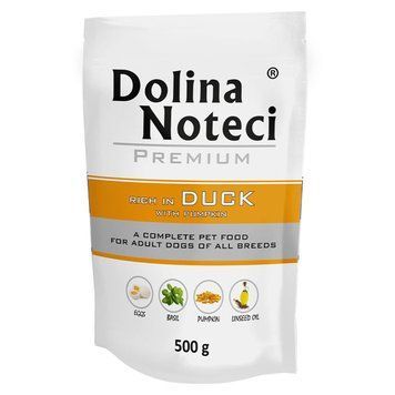 Пауч Dolina Noteci Premium для собак з качкою та гарбузом DN 500 (823) фото