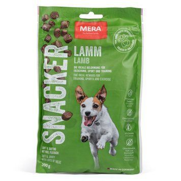 Ласощі для собак MERA Snacker Lamm с ягням 4025877463037 фото