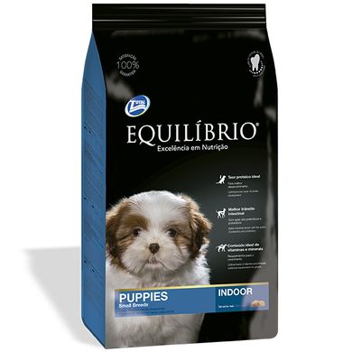 Сухий суперпреміум корм для цуценят міні та малих порід Equilibrio Dog Puppies Indoor ЭСЩММ0.5 фото