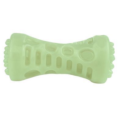 Игрушка для Cобак Bronzedog GLOW Cветонакопительная Гантель 5 х 13 см YT96384 фото