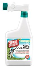 Средство для мгновенной нейтрализации запахов на садовых участках и газоне Simple Solution Yard odor away Hose spray concentrate, цена | Фото