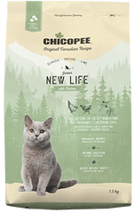 Полнорационный сухой корм для растущих котят Chicopee CNL JUNIOR New Life Chicken с курицей, цена | Фото
