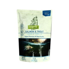 Консервований корм для собак ISEGRIM Pouch Roots Salmon & Trout Лосось та форель з топінамбуром, сафлоровим маслом та травами 95751 фото